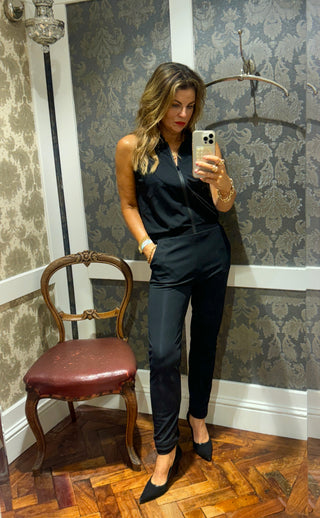 Vanika jumpsuit - black-www.neola.ie