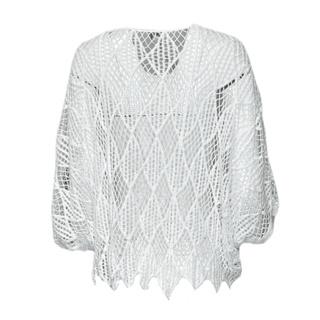 Aqua crochet top - white-www.neola.ie