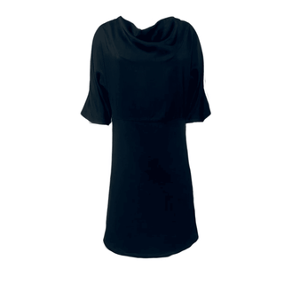 Velma dress with sleeve - black-www.neola.ie