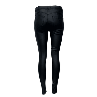 Reine Faux Leather Jean with Stretch - Black