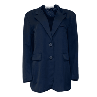 Sunniva Blazer with Open Back - Dark Navy