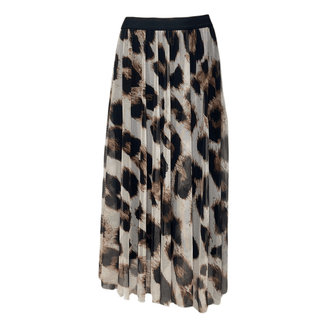 Fia Soft Tulle Skirt - Leopard