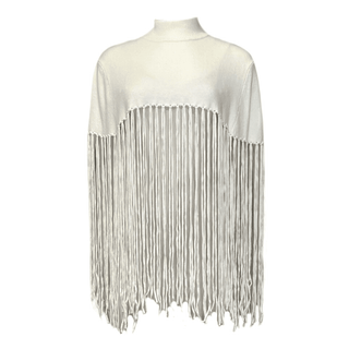 Latifa Fringe Knit - Cream