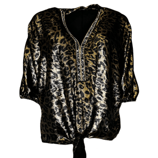 Alannah  Top - Leopard