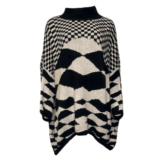 Peiotr Swing Loose Knit - Beige/Black