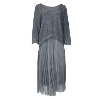 Kaia 2 piece knit & dress - grey