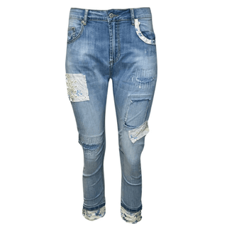 Adie Patch Denim Jean - Blue