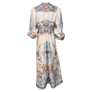 Solary Print Dress with Sleeve