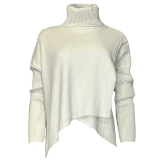 Kaeite Reversible Roll Neck Knit - Cream