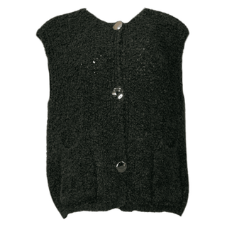 Luna Boucle Waistcoat - Khaki