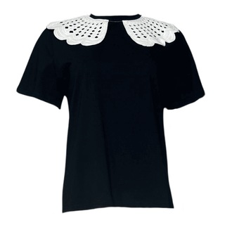 Polena Collar T-shirt - Black