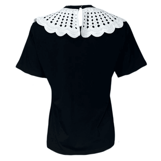 Polena Collar T-shirt - Black