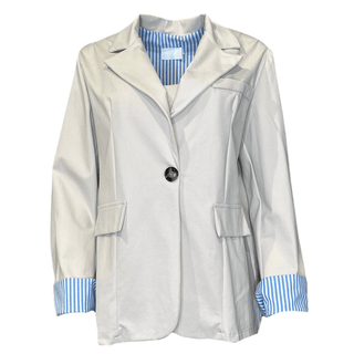 Luckie Blazer with Stripe Back - Beige