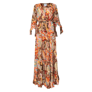 Wilder Long Sleeve Print Dress - Multi