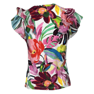 Zilda Print Cotton T-shirt - Multi