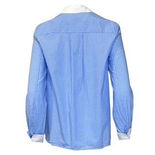 Tayla Stripe Shirt - Blue/White