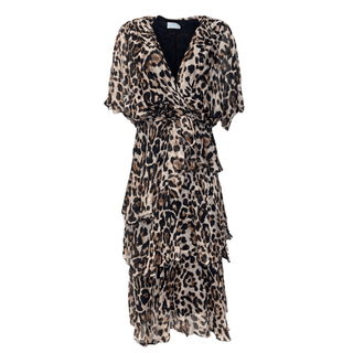 Le Leopard Silk Dress