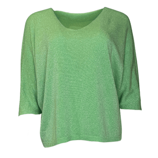 Spice Lurex Top - Green