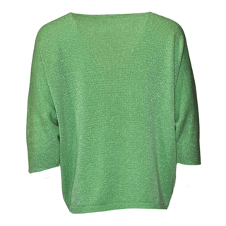 Spice Lurex Top - Green