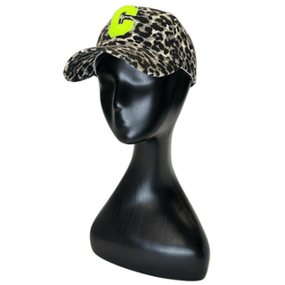 Luxe Baseball Cap - Leopard Yellow